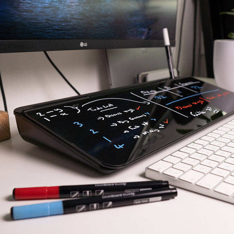 12 Pack Dry Erase Markers - For Black DeskBoard Buddy