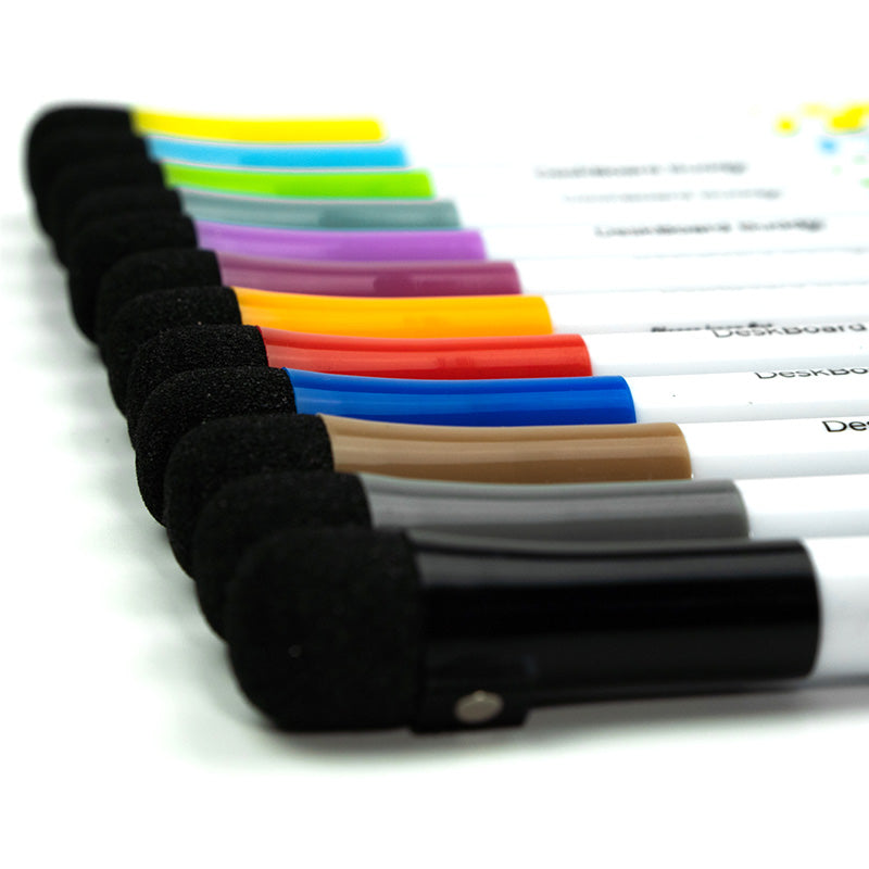 dry erase markers with eraser
