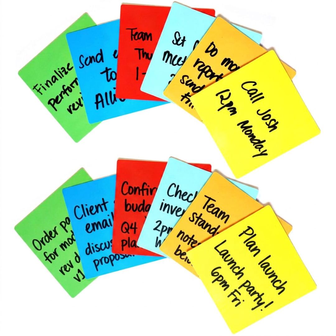 Dry Erase Sticky Notes - 12 Pack